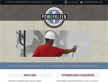 Tablet Screenshot of powerkleencs.com